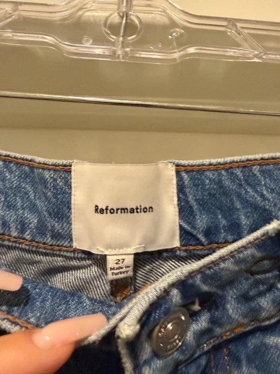 Reformation Cary Low Rise Slouchy Wide Leg Jean Colorado - Picture 4 of 10